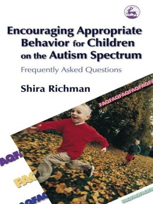 cover image of Encouraging Appropriate Behavior for Children on the Autism Spectrum